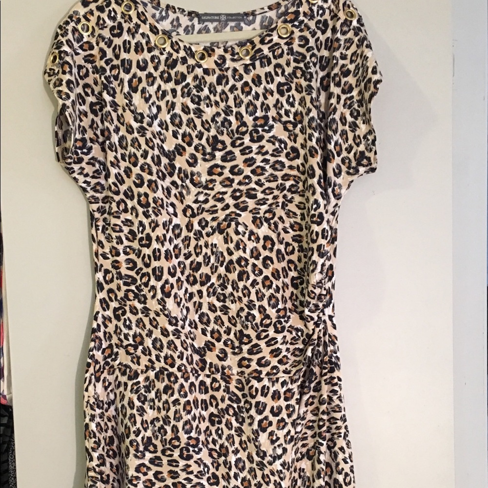 Leopard print dress